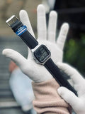 Premium Casio World Time Silver Edition – Black Leather Strap With 1-Year Warranty