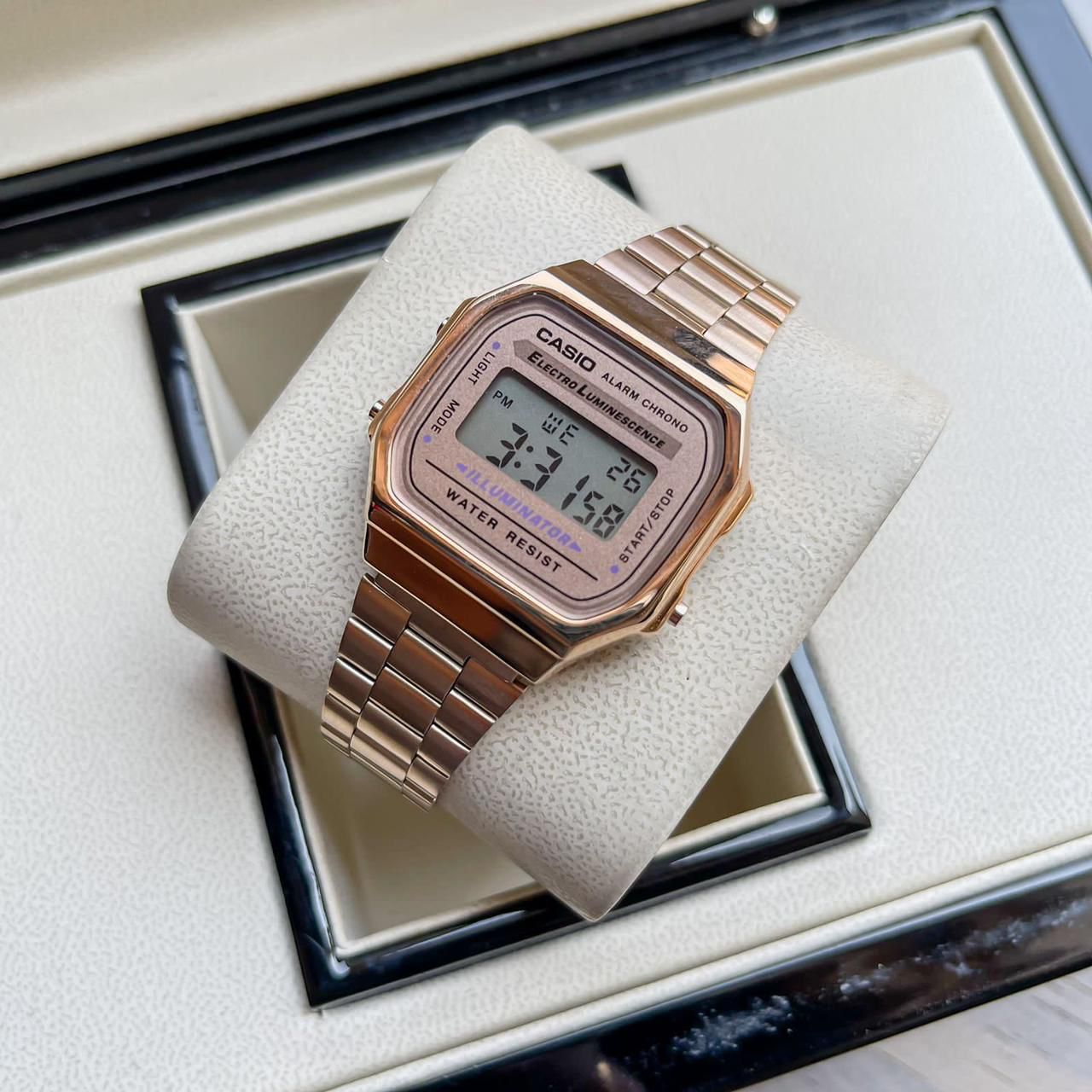 AZR Premium Vintage Edition Rose Gold Digital Watch – Premium Quality (1 Year Warranty)