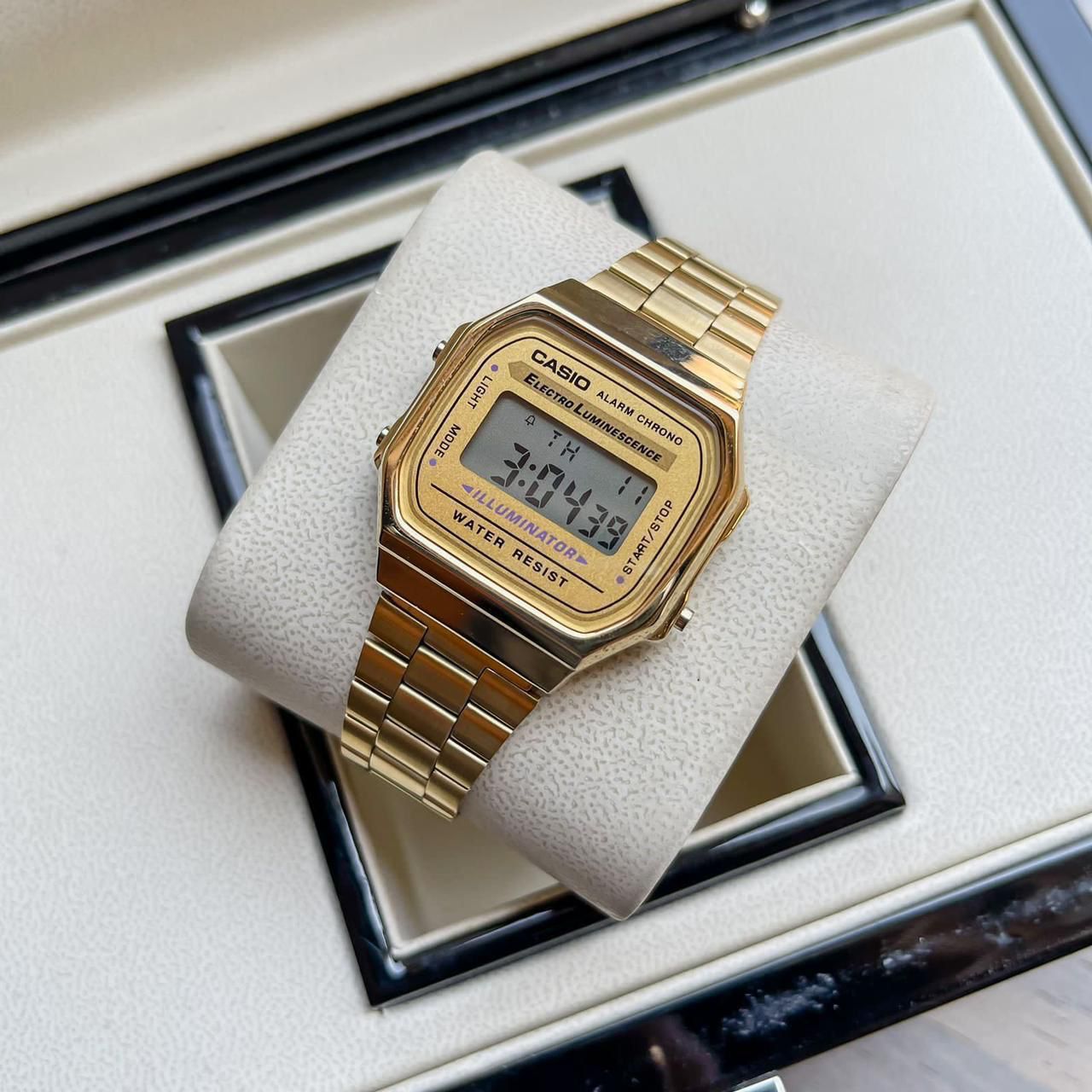 AZR Premium Vintage Gold Edition Digital Watch - Premium Metal Body (1 Year Warranty)