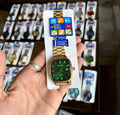 Casio Enticer Deep Emerald Green – Luxury Full Gold Edition Unisex Watch