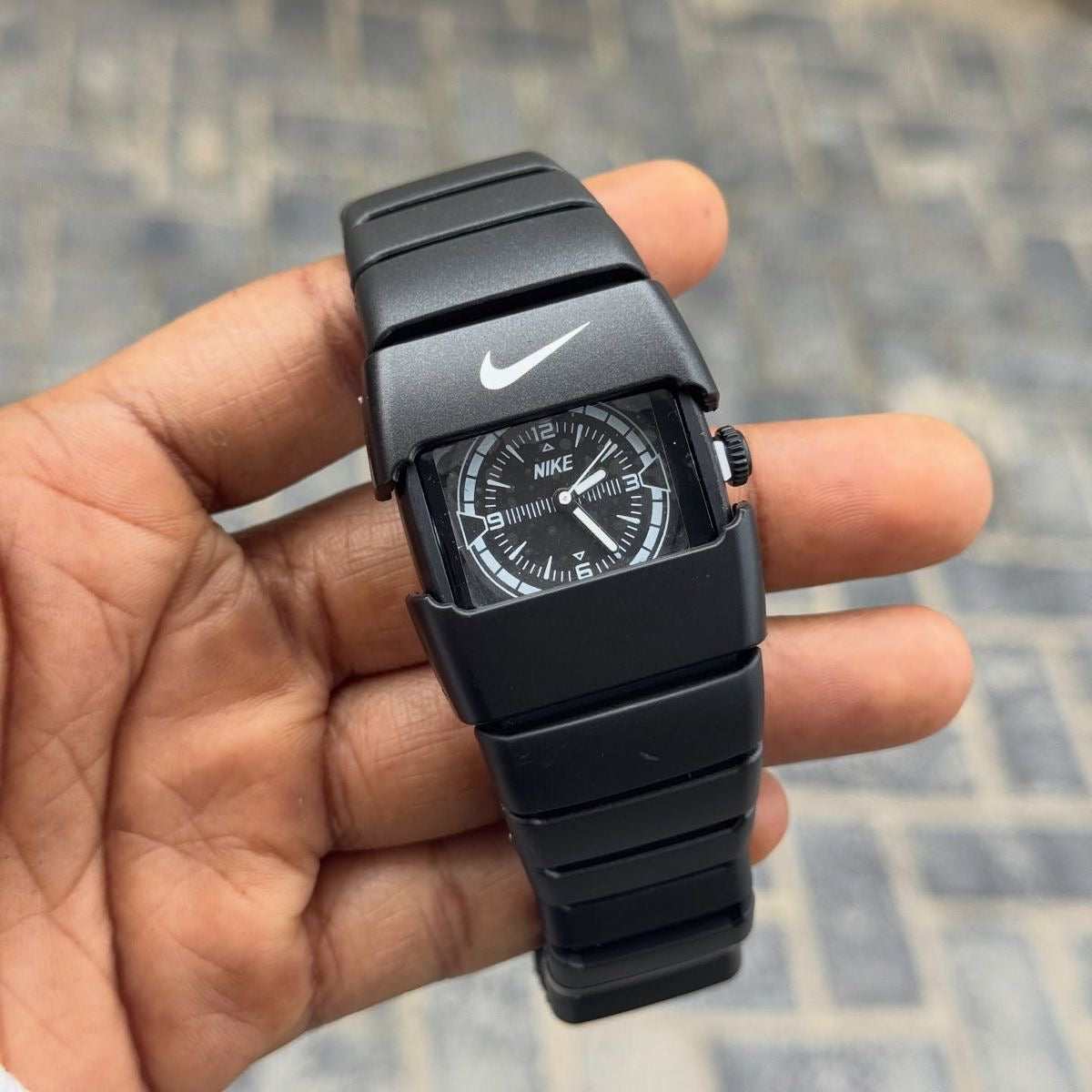 Nike Triax Stealth Edition – All Black Cyber-Analog Watch